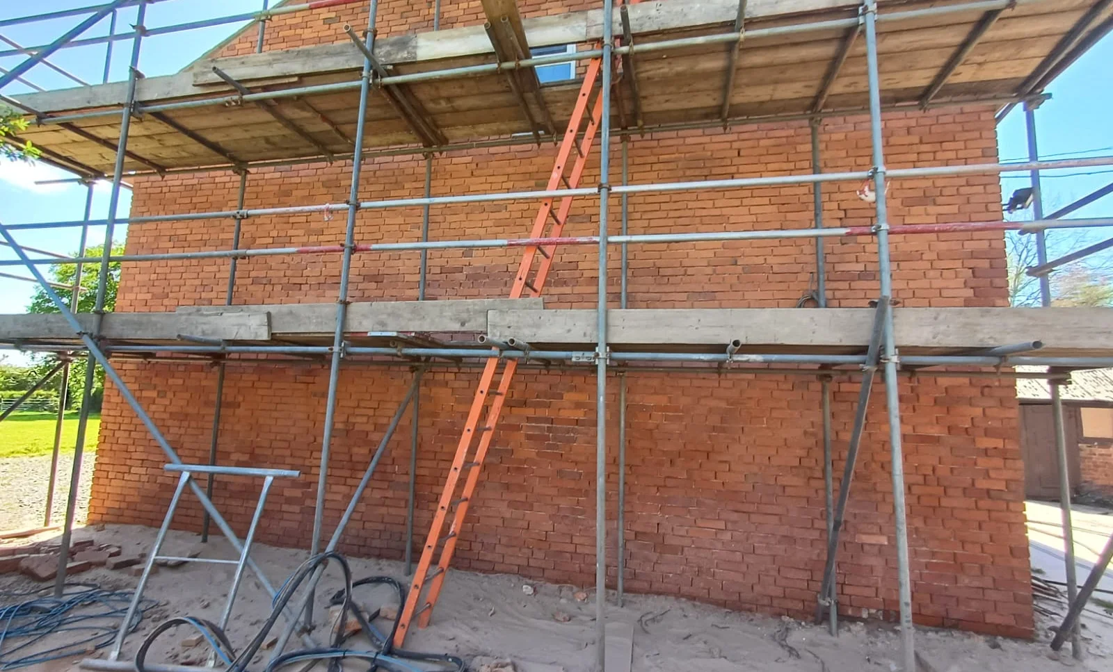 Restored brickwork — after